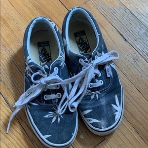 Leaf printed vans